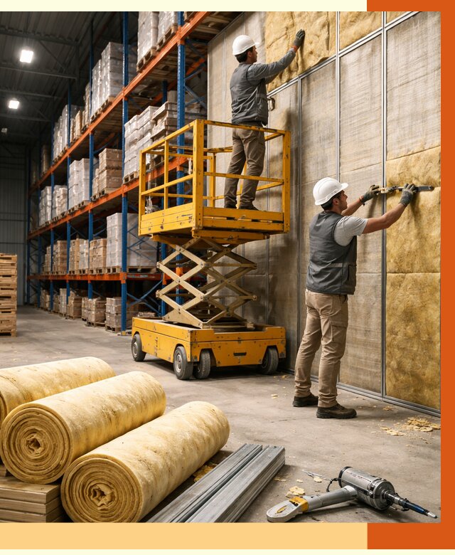 Утепление торгового склада в Мурманске от 3290 руб/м2 — комплексно и под ключ | ТепломастерМрм